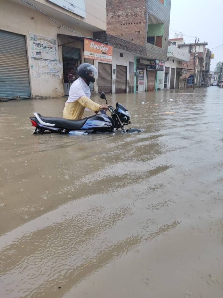 rain, waterlogging, weather, fatehabad