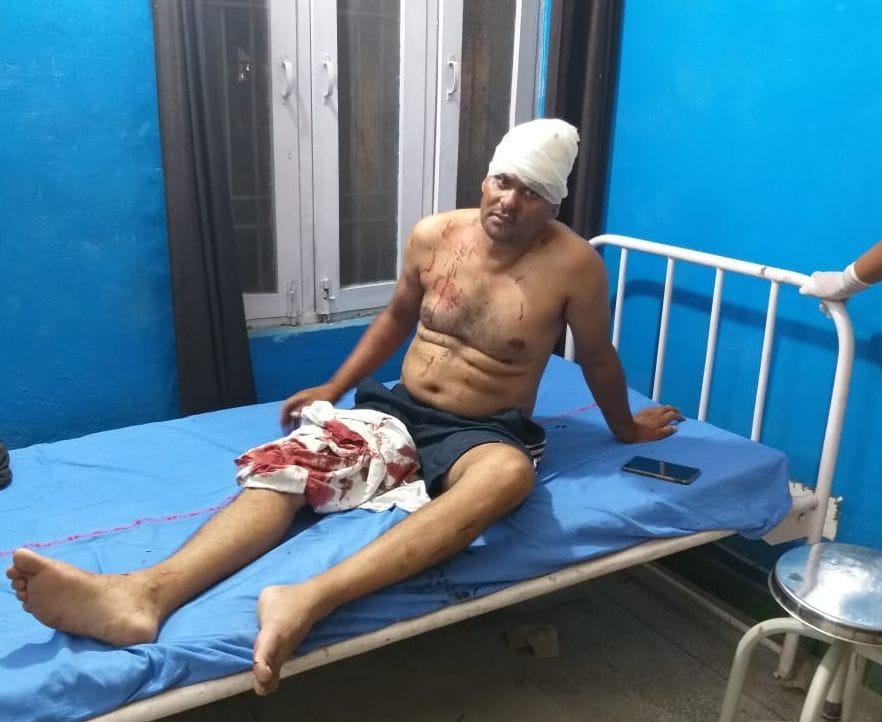 police man, three injured