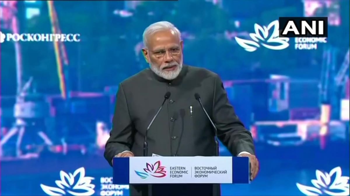 पूर्वी आर्थिक मंच को संबोधित करते पीएम मोदी