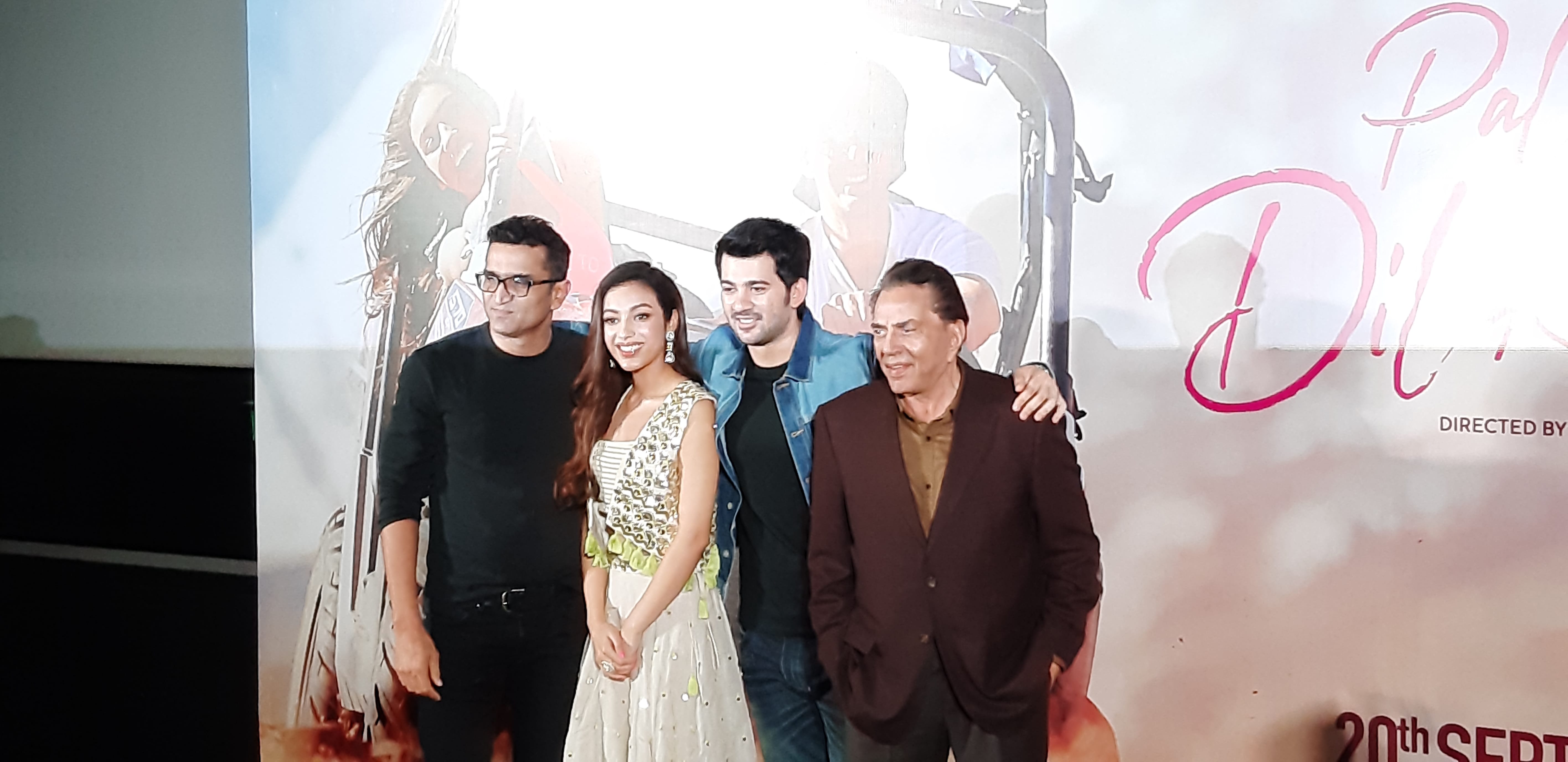 Dharmendra launched Karan Deol film trailer pal pal dil ke paas without Sunny Deol