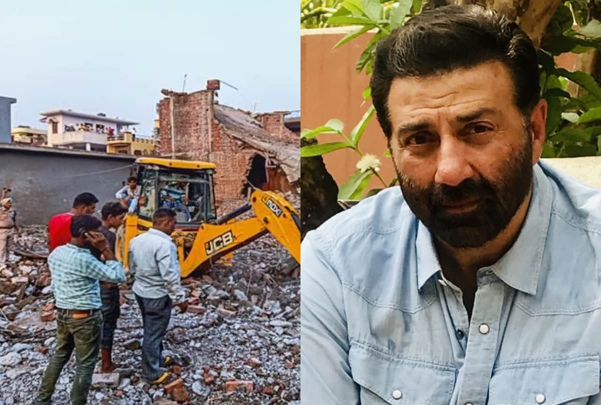 Batala firecracker Factory blast sunny deol visit the Batala Blast site and meets victims families