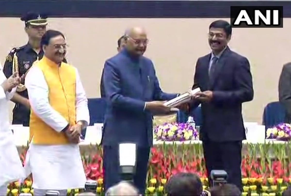 President Ram Nath Kovind presents National Awards to teachers on Teachers Day today