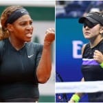 Serena Williams and Bianca Andreescu