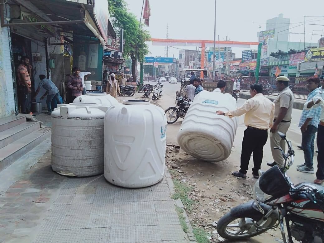 encroachment, market, municipal council, fatehabad