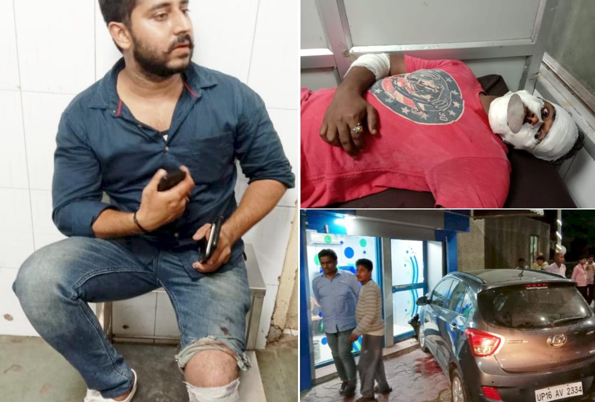 Lucknow News: two men injured in an accident in lucknow