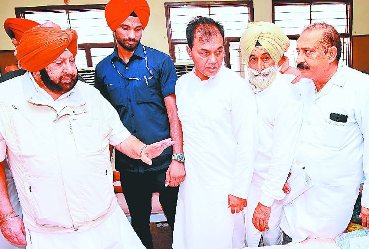 Batala Blast: CM Amarinder Singh Visit Batala Blast Site And Meet Victims Families