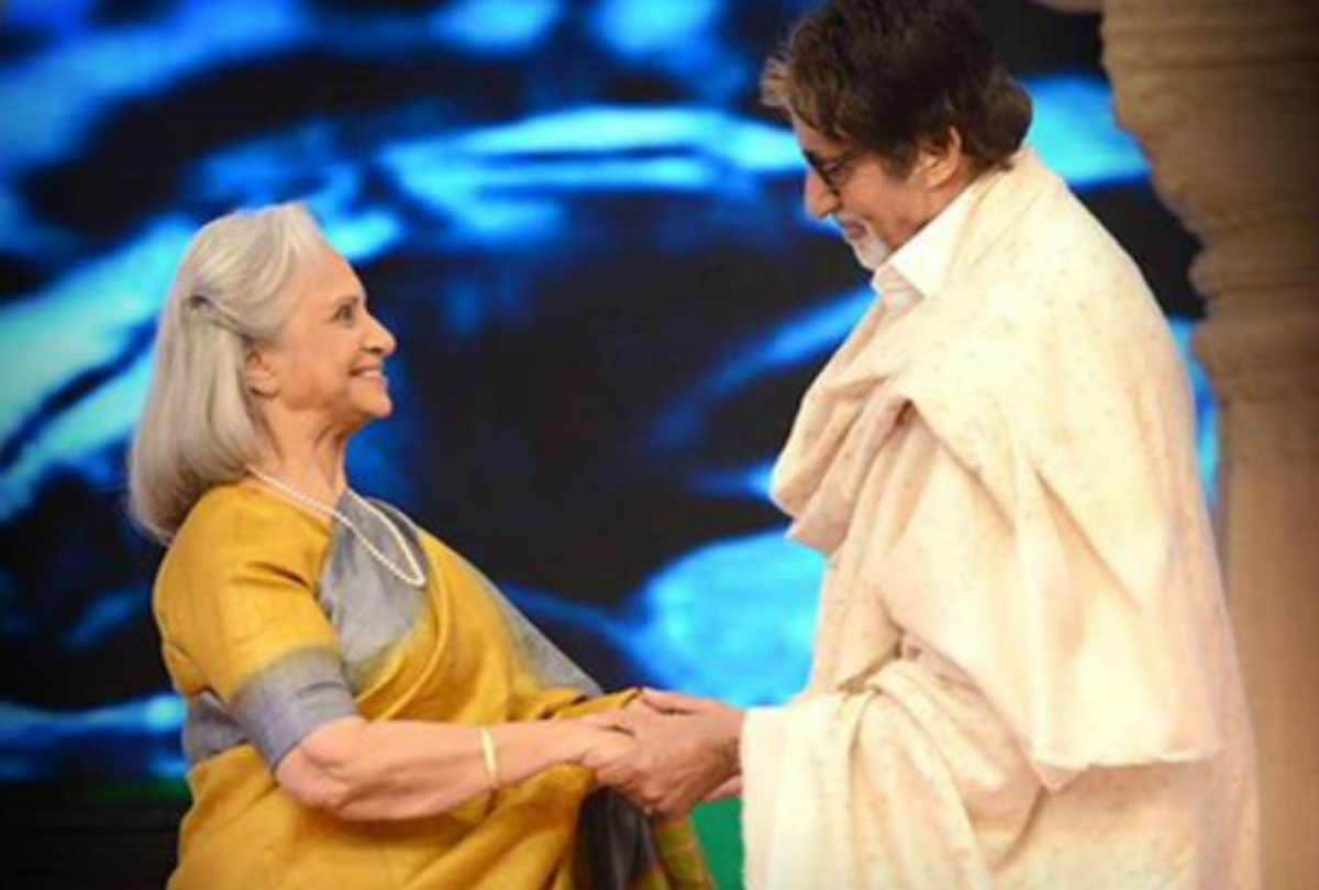 amitabh bachchan share a story when he work with waheeda rehman in film reshma aur shera