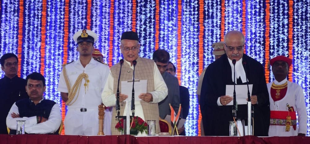 Former Uttarakhand CMbhagat singh Koshyari took oath as Governor of Maharashtra
