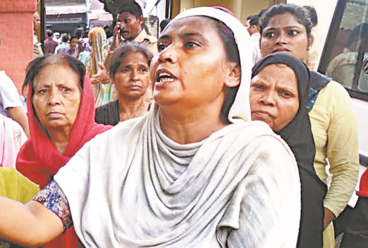 Lucknow News: lady caught on suspicion of child theft, ruckus