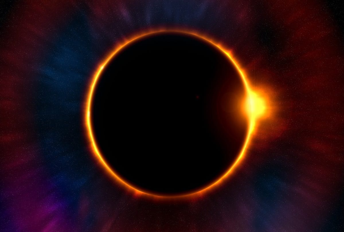 Astronomical Event effect Amazing Special solar Eclipse 2020 on 21 June