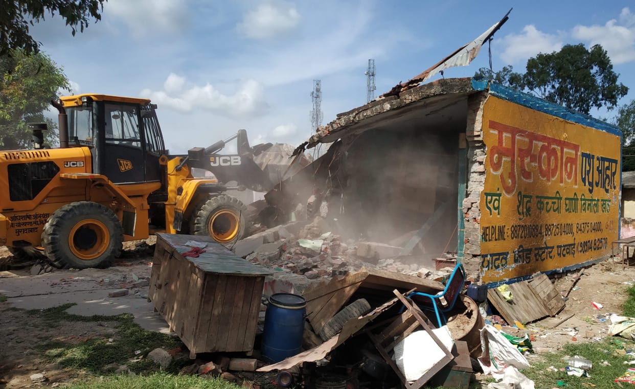 Encroachment campaign strated by the administartion