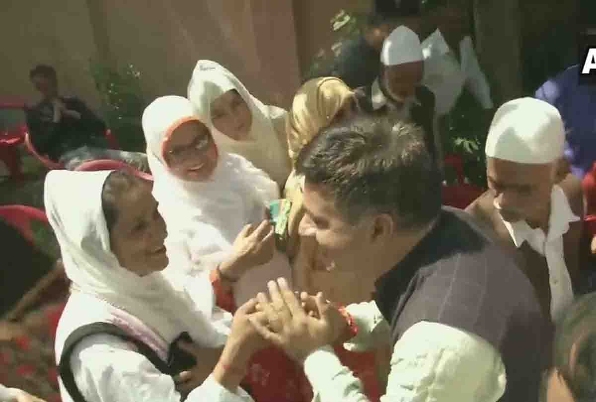 Jammu Kashmir BJP state President Ravinder Raina meets village headmen various areas in Srinagar