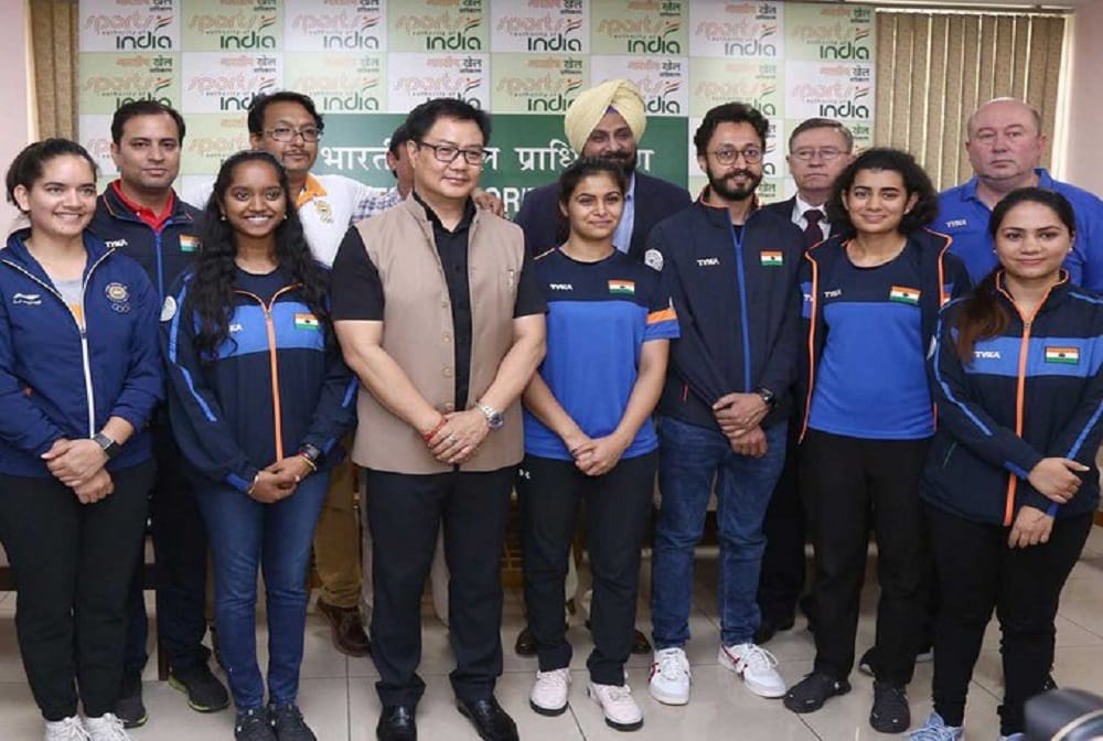 Kiren Rijiju says High hopes from shooting at Tokyo 2020 Olympics