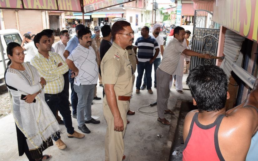 Sealed Medical Store sets fire