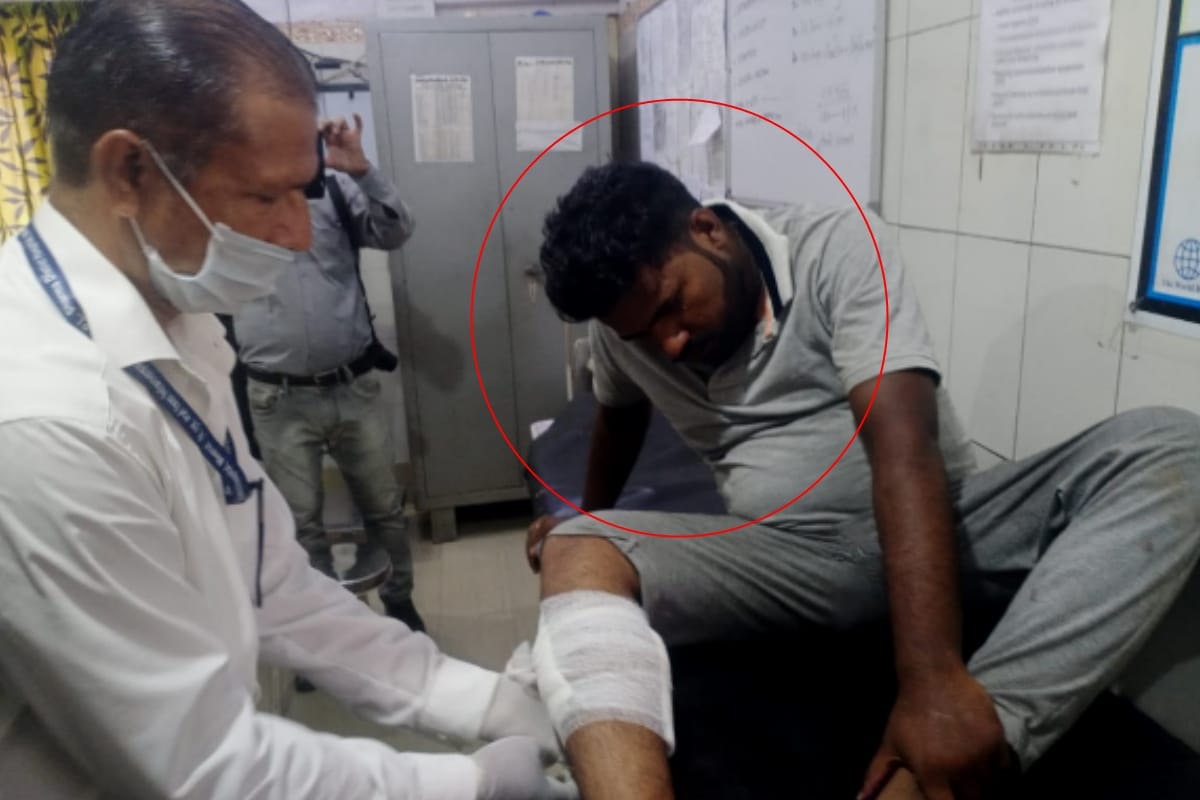 police shot a crook in Meerut, bullet and cartridge recovered