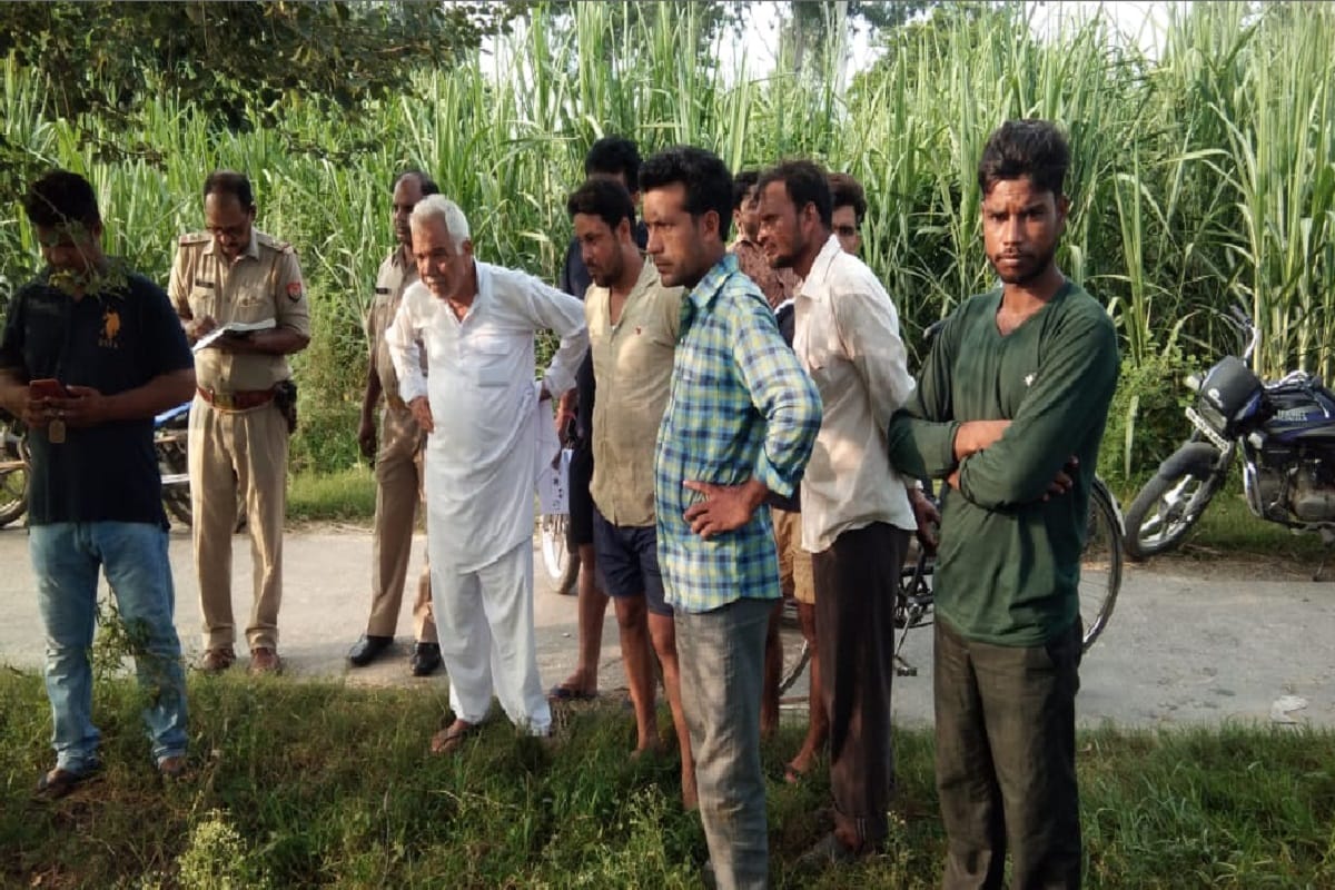 Dead body was throwing after murdered of woman in Muzaffarnagar district of Uttar Pradesh