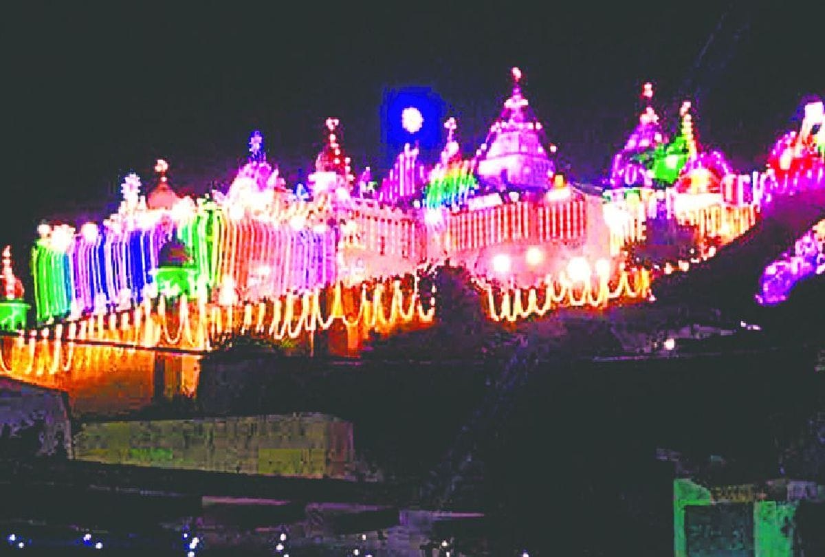 Radha Ashtami On 14 Sept Barsana Mandir Ligiting