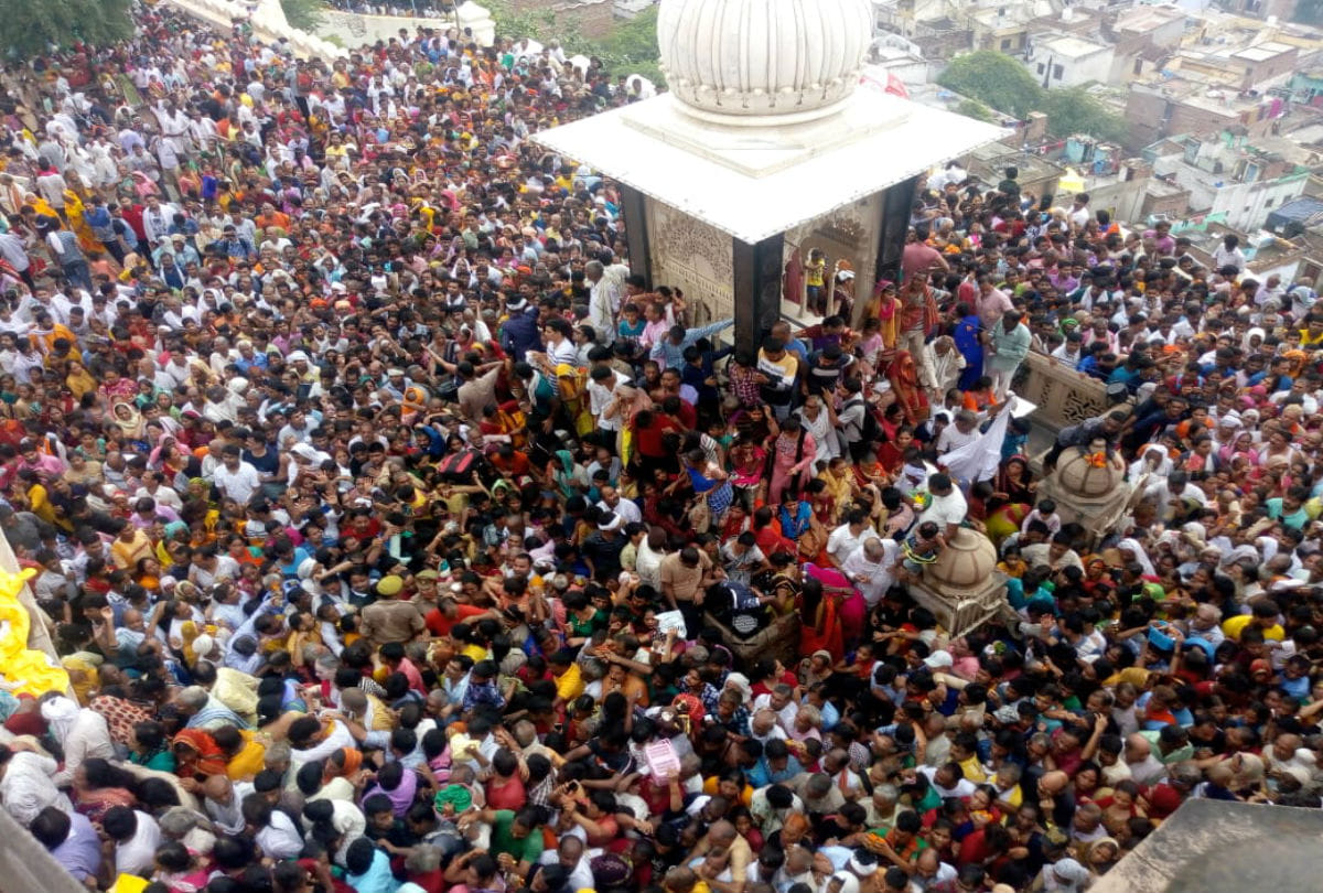 Radhaashtami 2019 birth celebration of radha in barsana mathura