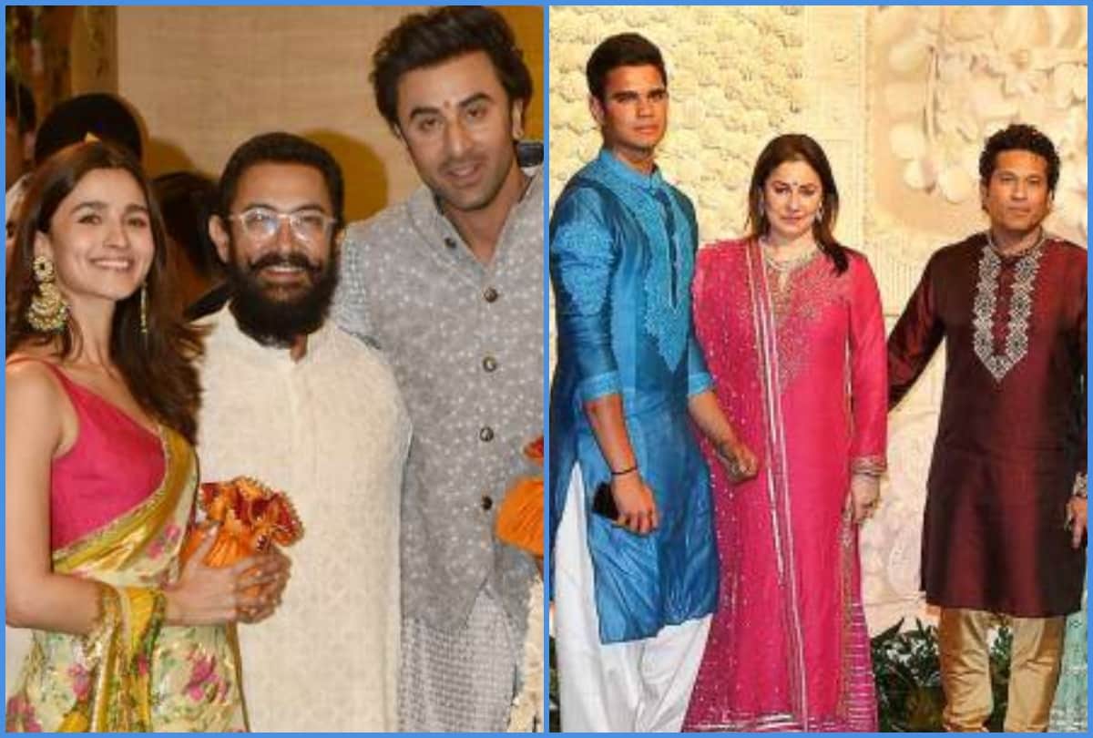 aamir khan and arjun tendulkar wore bathroom slippers at ambani family events