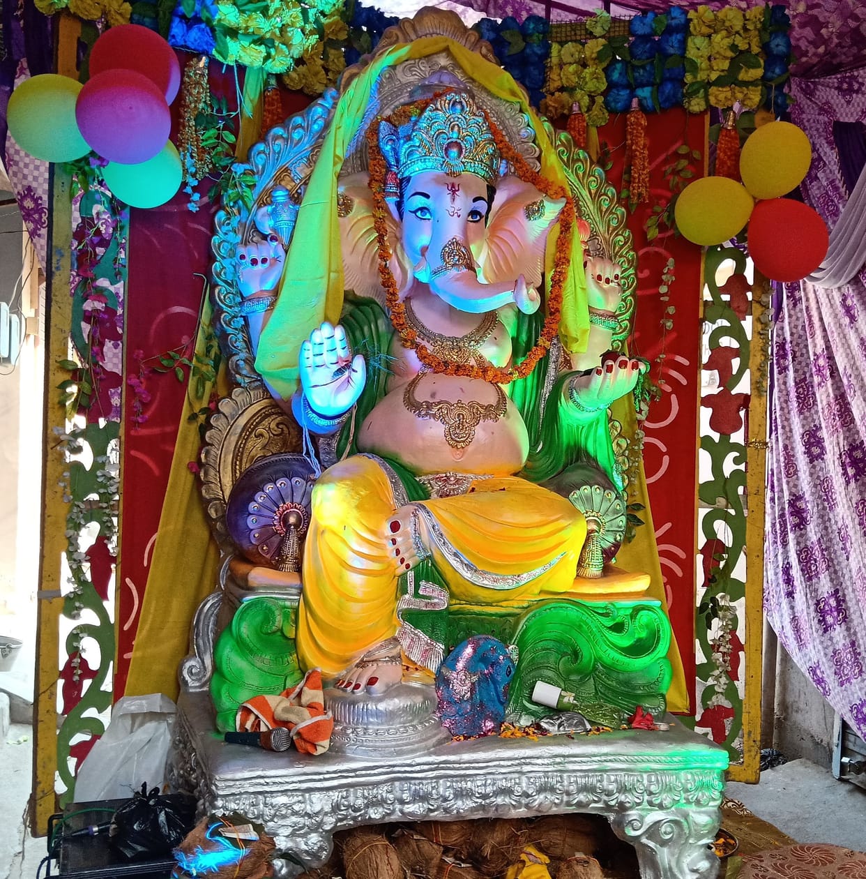 festival, ganesh, statue, fatehabad