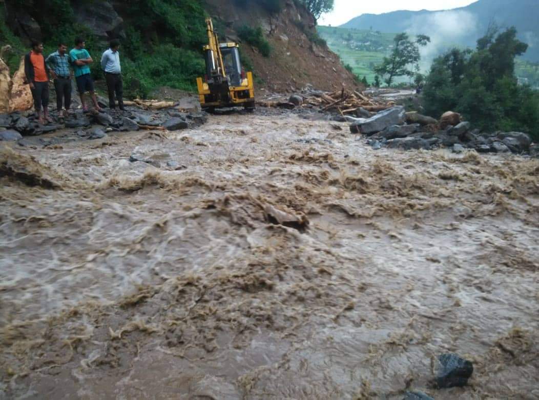 cloudburst in uttarakhand pithoragarh and chamoli