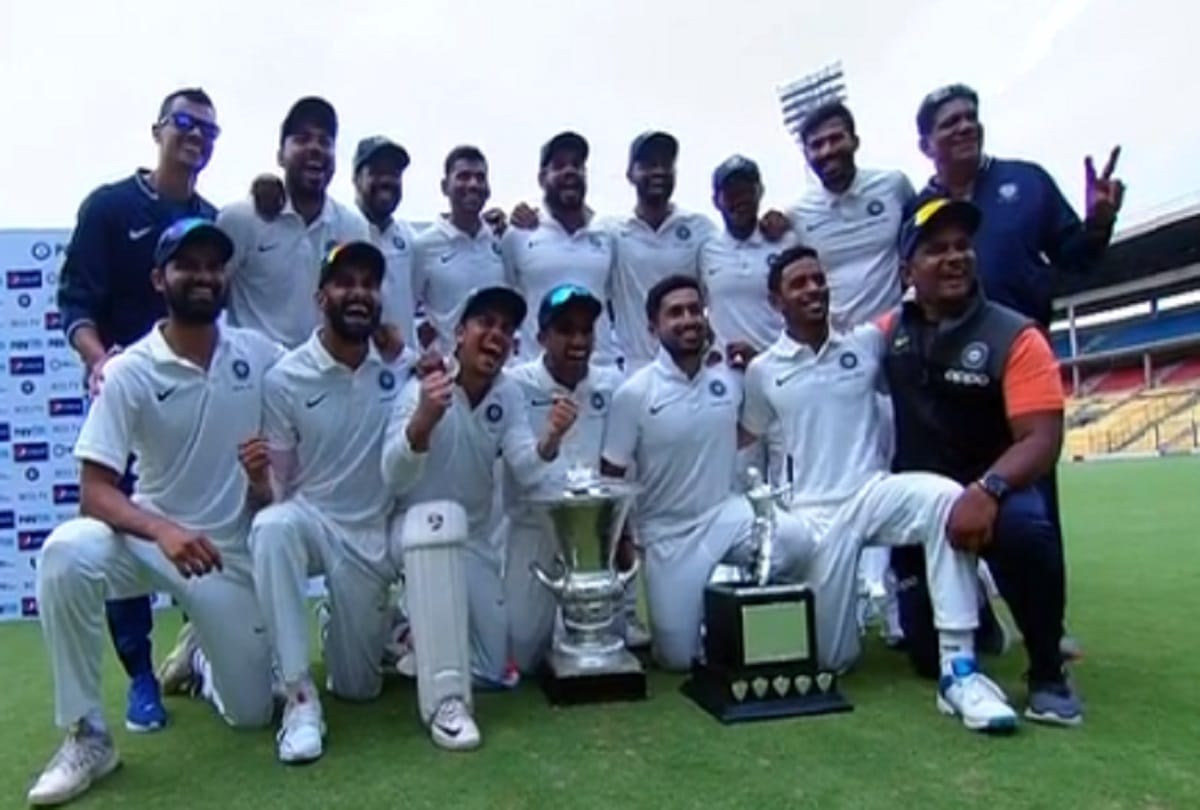 India red win duleep trophy 2019 after defeating india green by an innings and 38 runs