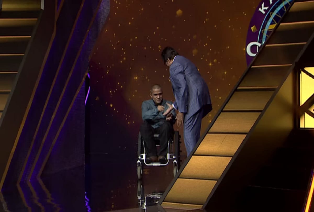 Amitabh Bachchan KBC 11 Karamveer Special Navin Gulia from Haryana won 12 lakh 50 thousand rupees