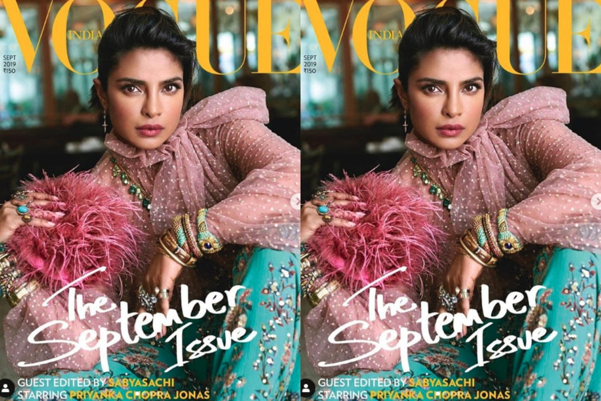 priyanka chopra vogue india september month new photoshoot is stunning