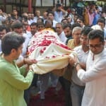 राम जेठमलानी की अंतिम यात्रा