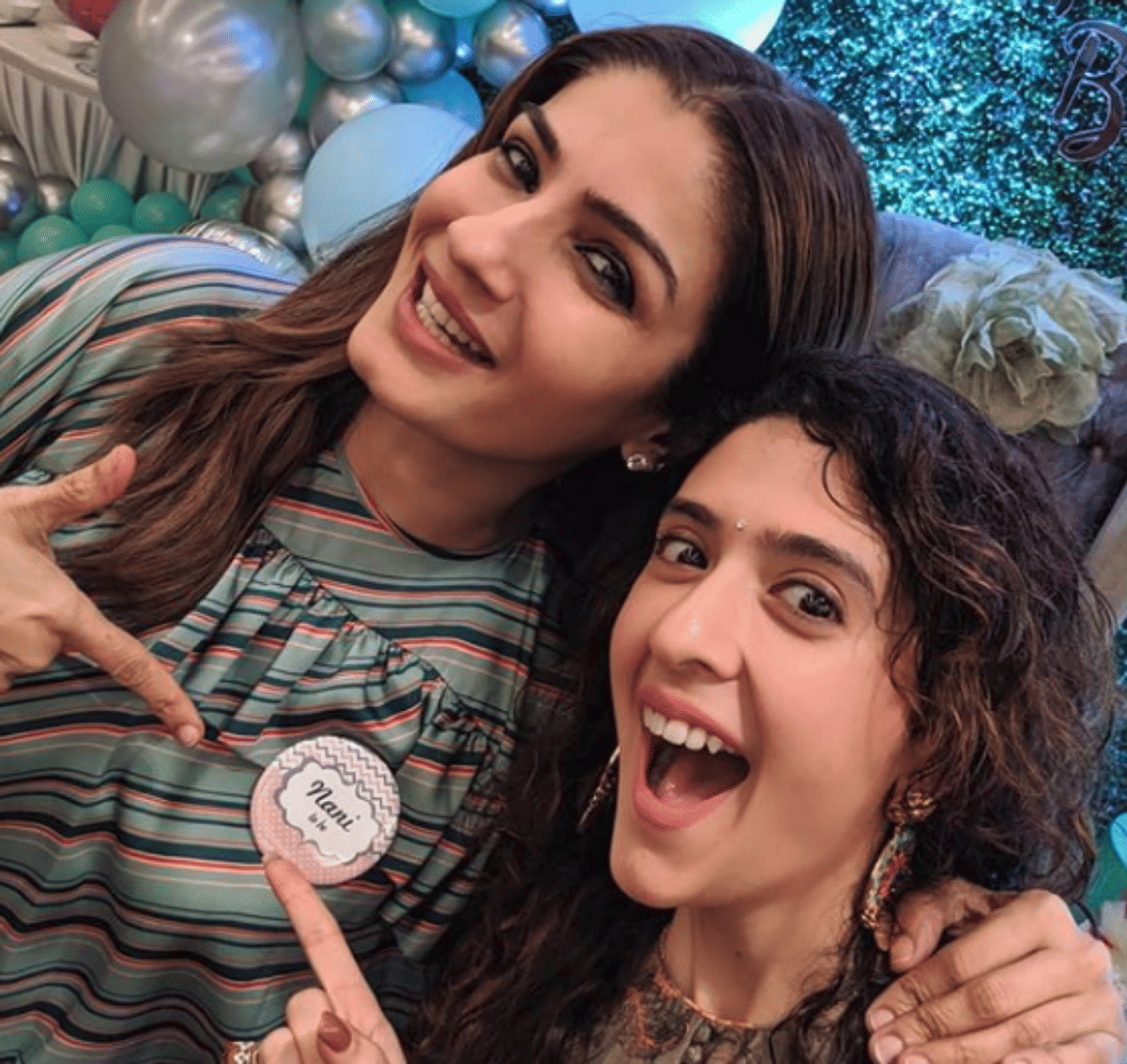 raveena tandon host baby shower her daughter chhaya