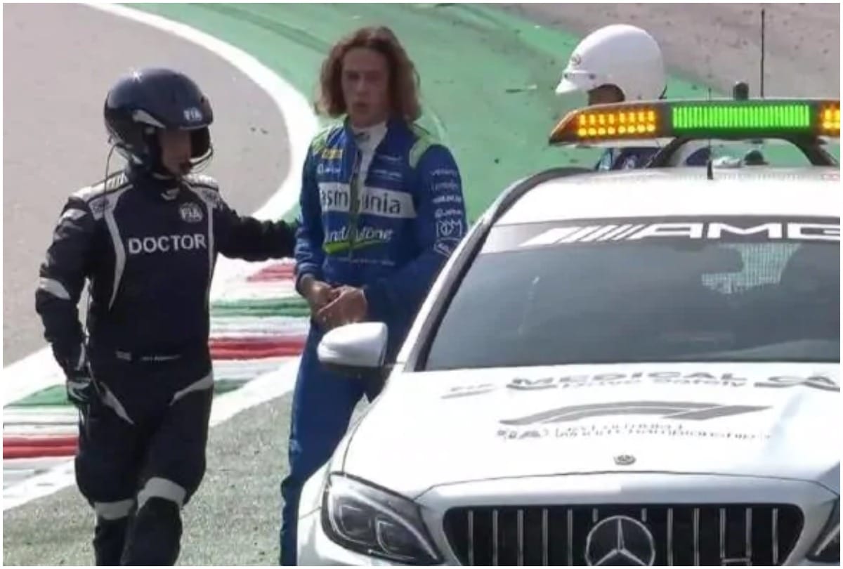 Australian F 3 driver Alex Peroni walks away from terrifying Monza crash