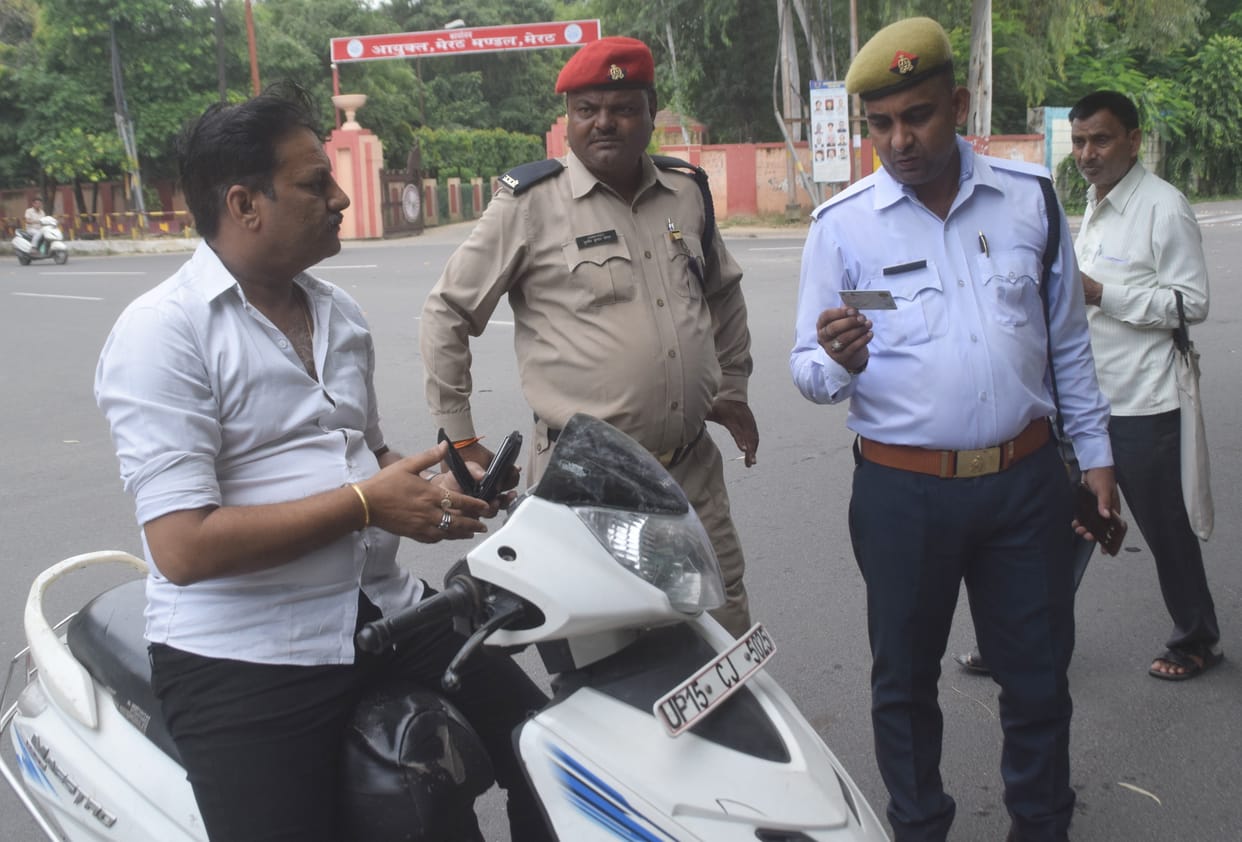 Challans from the constable to the magistrate's car