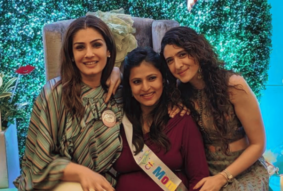 Raveena Tandon becomes grand mother daughter delivers baby boy shared pictures on Instagram