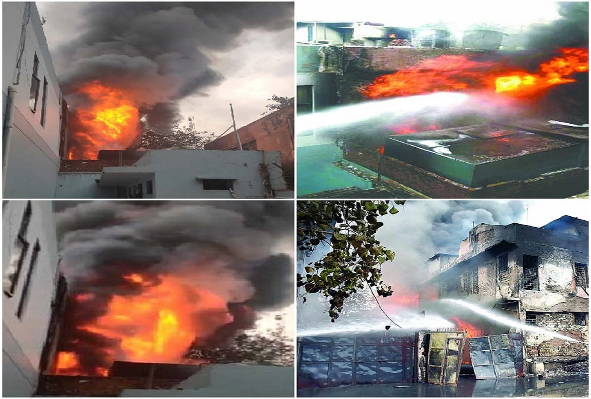 Delhi Fire breaks out at engine oil warehouse in Punjabi Bagh
