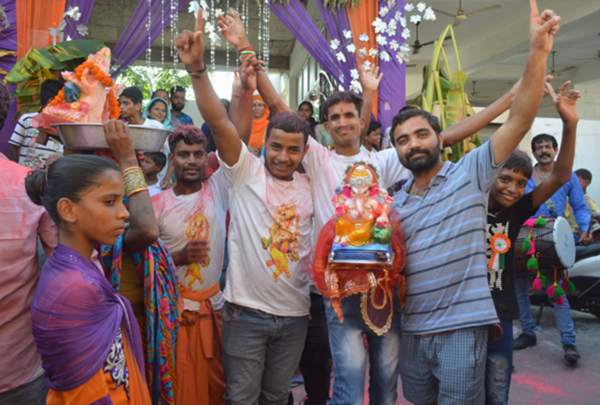 jammu kashmir ganesh chaturthi celebrations,ganesh visarjan photos and videos,ganesh chaturthi 2019