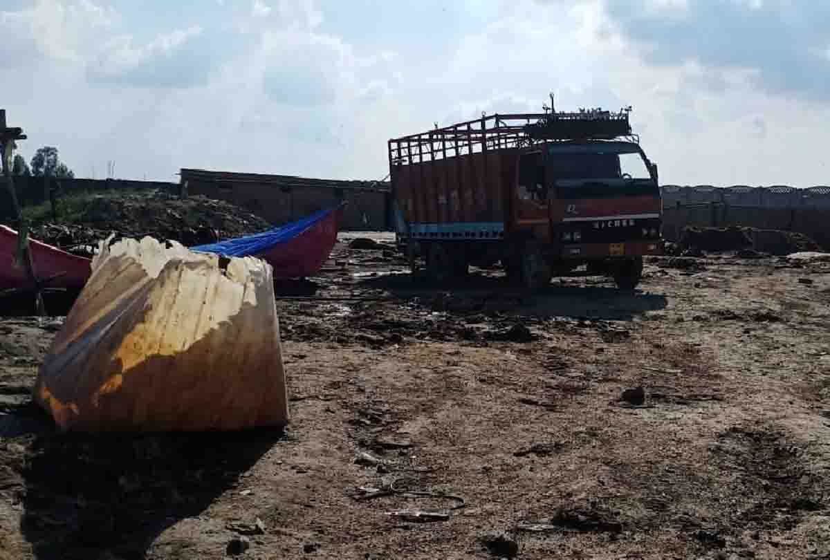 23 dead bodies of cattle caught in DCM at unnao