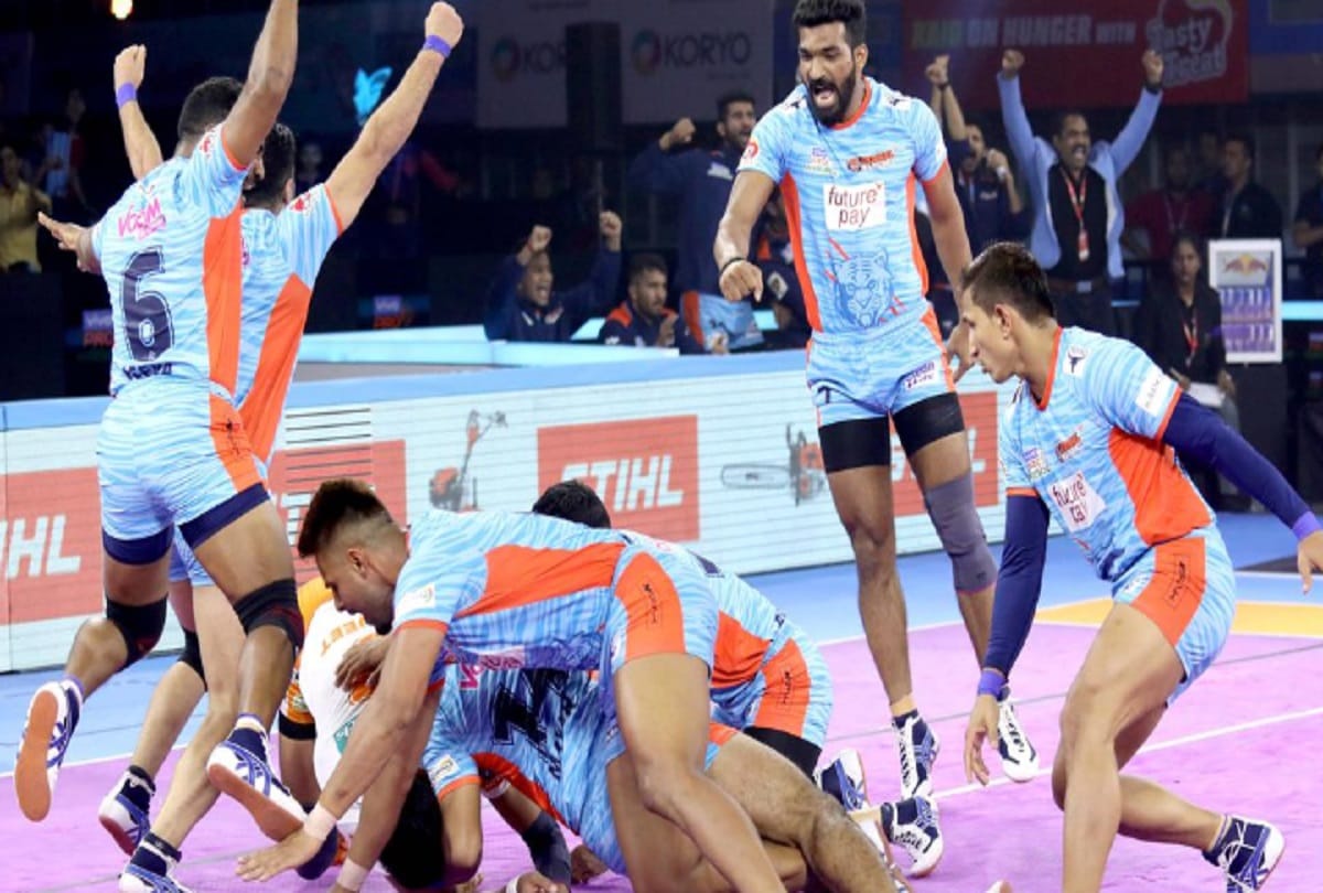 Pro kabaddi league 2019 Dabang delhi defeated tamil thalaivas bengal warriors beat puneri paltan