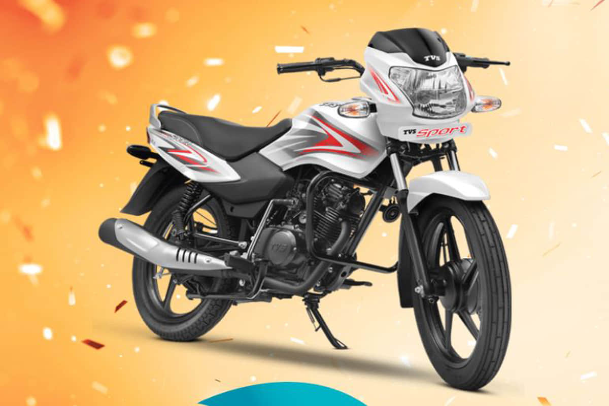 Pay Rs 2999 and take home TVS Sport bike mileage 95kmpl