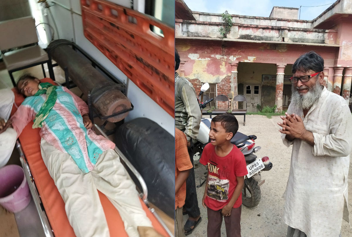 triple talaq victim's mother eating poison after police not file FIR in mathura