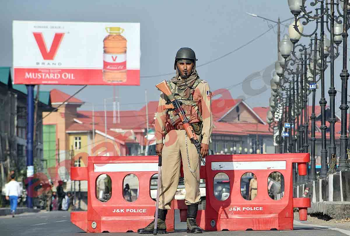Restrictions lifted from most areas of kashmir, schools and public transport closed on monday