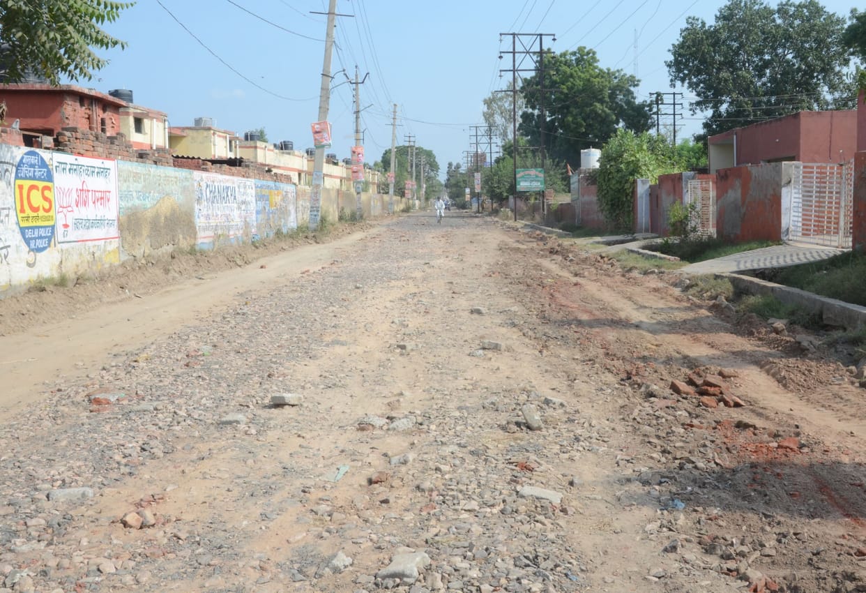 Relaway Road's construction Satarted in Charkhi Dadari