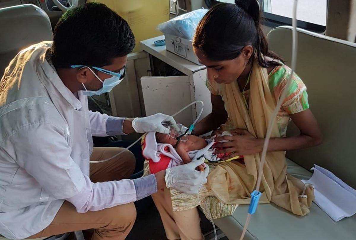 one day old new born girl child found on the street, admitted in injured condition