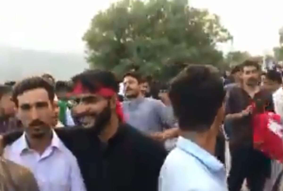 Protest in POK against Pakistan Army