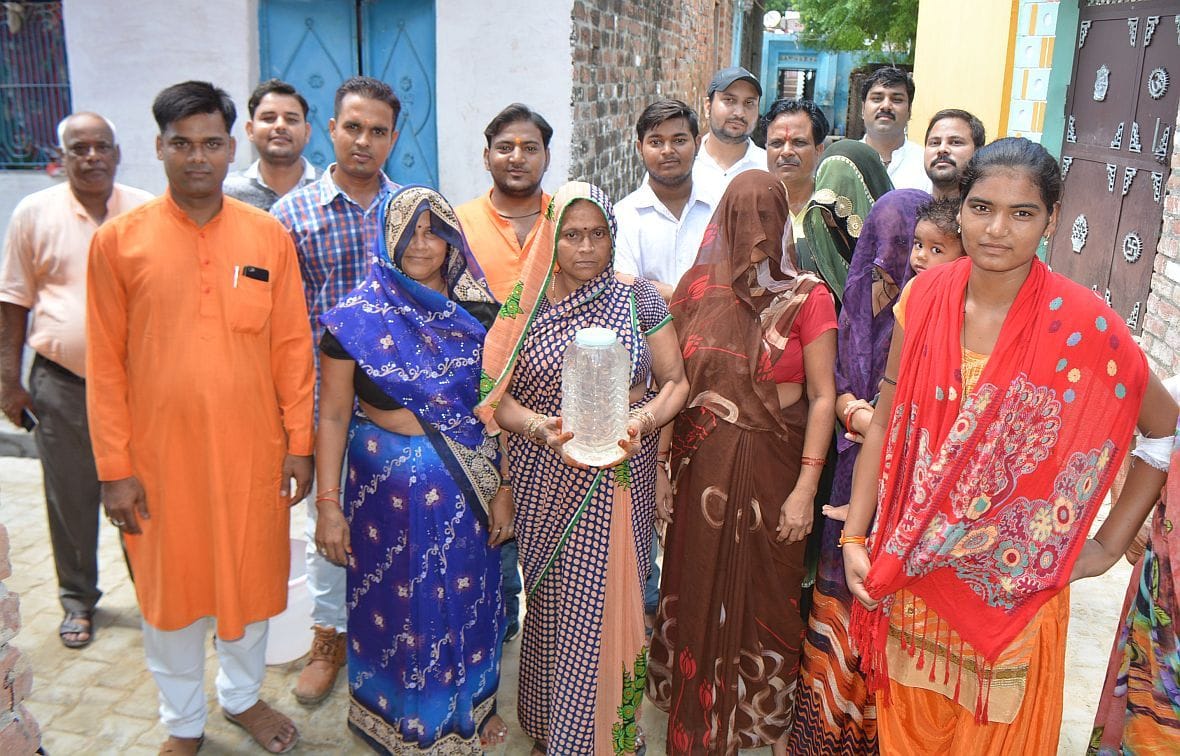 germ in water, public problem, firozabad