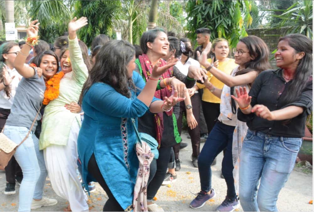 Student union election 2019 Celebration after win in dehradun