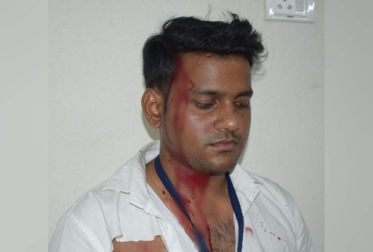 DUSU Election 2019 abvp allegedly attacks nsui president candidate ankit bharti