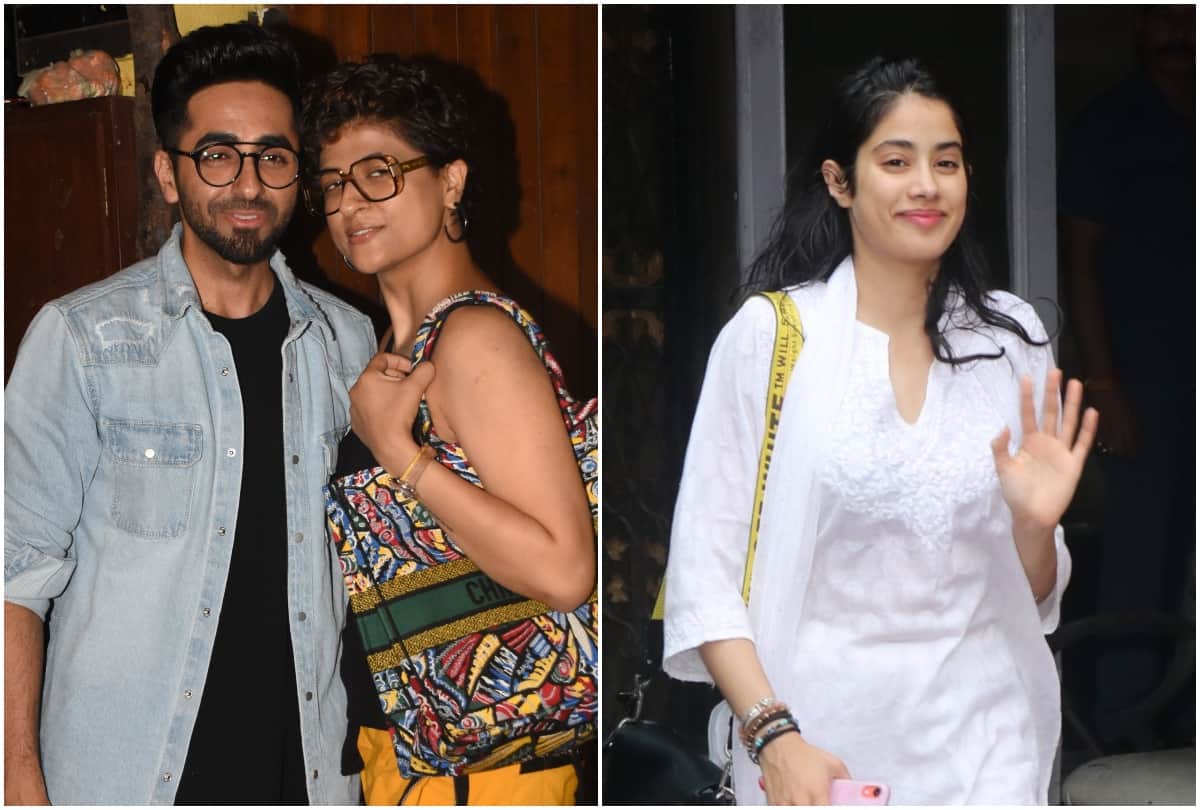ayushmann khurrana to janhvi kapoor kangana ranaut these bollywood celebrites spotted