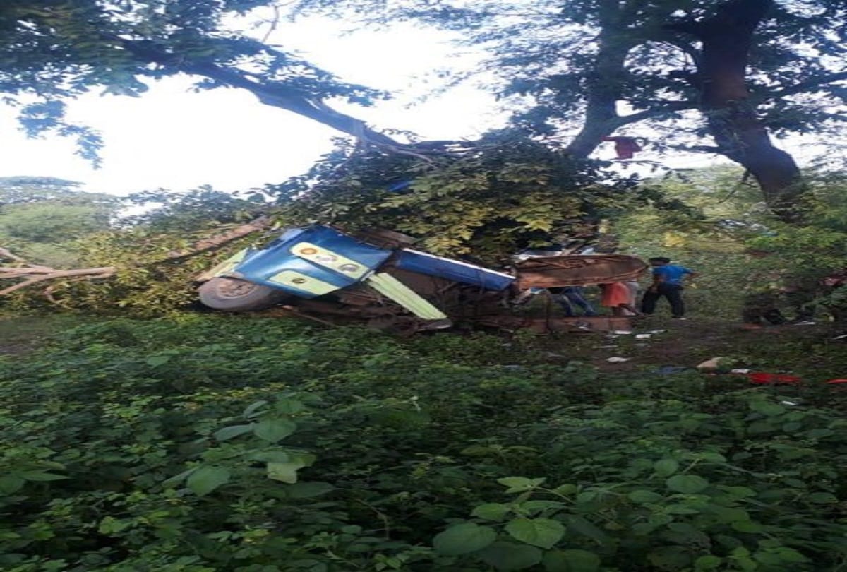 Chhattisgarh bus collides with tree on National Highway in Dhamtari, seven passengers injured