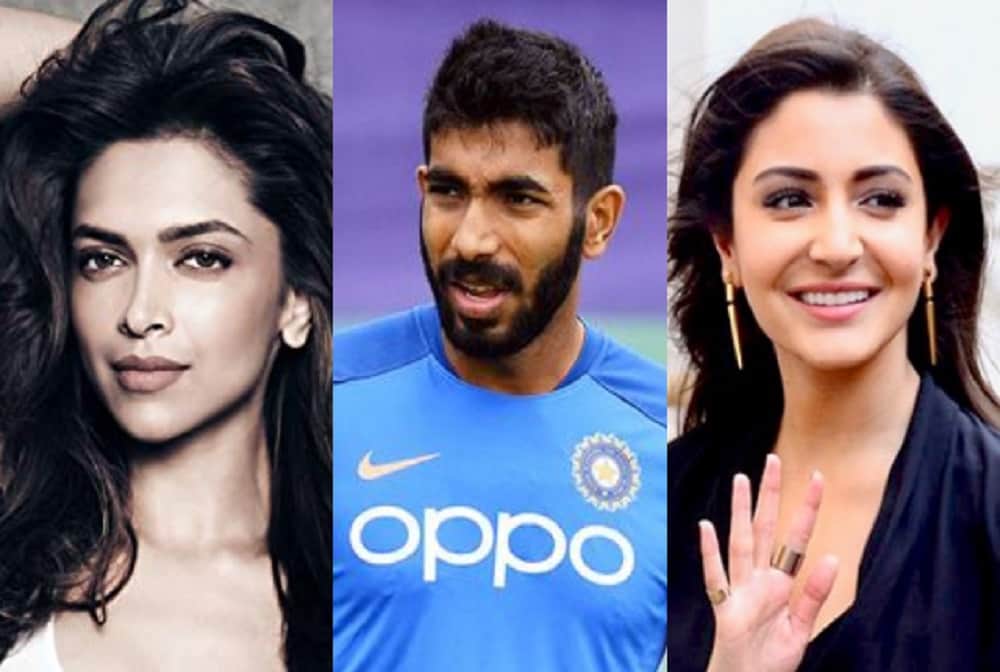 when asked to Jasprit Bumrah pick one hotter actress between Anushka Sharma and Deepika Padukone