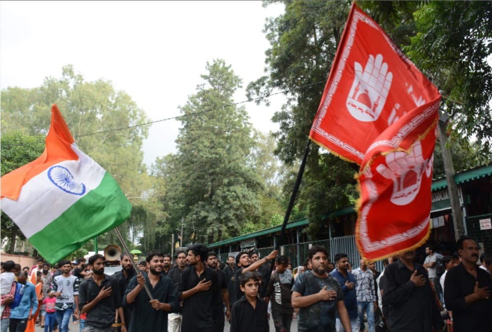Muharram 2019 Tajiya julus with Tricolour in dehradun